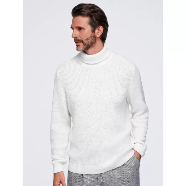  Pánský rolák OMBRE OM-SWTN-0189 WHITE 