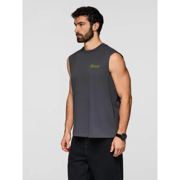  Pánské triko OMBRE OM-TSTT-0243 GRAPHITE 