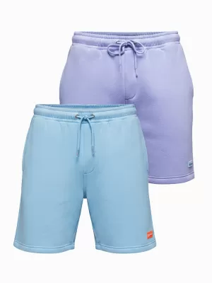 Pánský set kraťas OMBRE Z129 LIGHT BLUE/LIGHT PURPLE