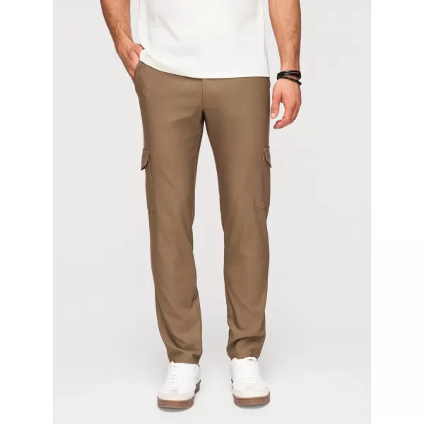  Pánské kalhoty OMBRE P1515 OLIVE 