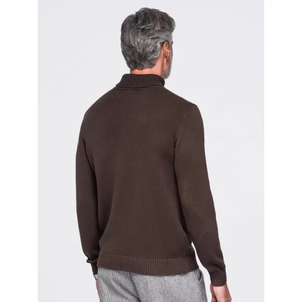  Pánský rolák OMBRE OM-SWTN-0192 BROWN 