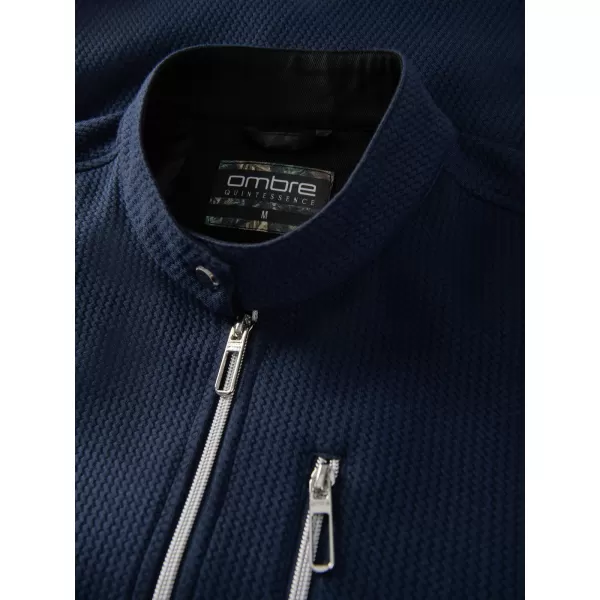  Pánská bunda OMBRE C587 DARK BLUE 