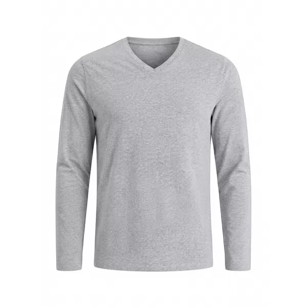  Pánské tričko OMBRE L171 GREY MELANGE 