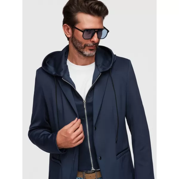  Pánské sako OMBRE M168 NAVY BLUE 