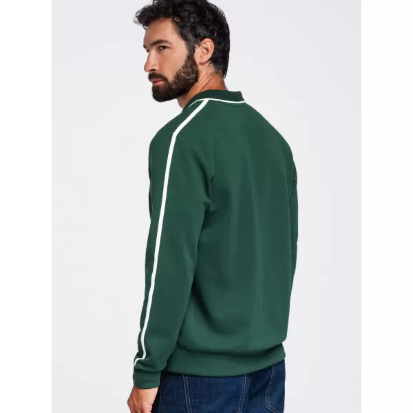  Pánská mikina OMBRE OM-SSNZ-0268 DARK GREEN 