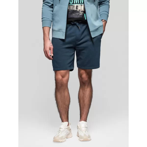  Pánský set kraťas OMBRE Z126 NAVY BLUE/TURQUOISE 