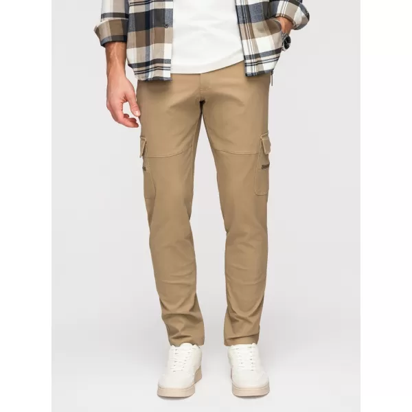  Pánské kalhoty OMBRE P1517 KHAKI 