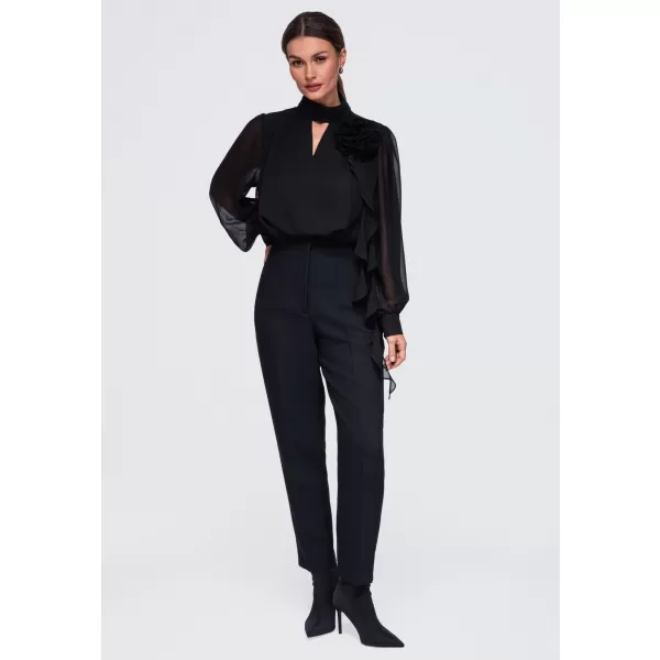  Dámská halenka OMBRE OW-TS-E0085 BLACK 