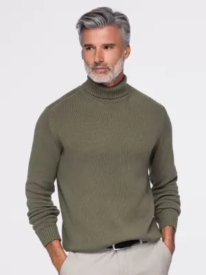 Pánský rolák OMBRE OM-SWTN-0192 OLIVE
