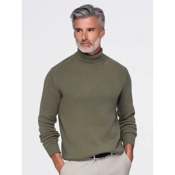  Pánský rolák OMBRE OM-SWTN-0192 OLIVE 