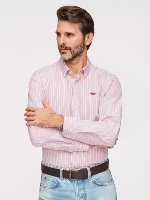 Pánská košile OMBRE K703 PINK