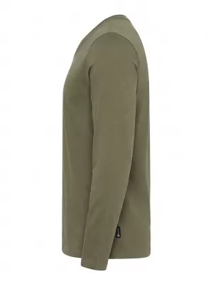 Pánské tričko OMBRE L171 DARK OLIVE