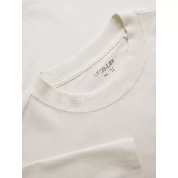  Pánské triko OMBRE OM-TSBC-0291 OFF WHITE/OFF WHITE/BLACK 