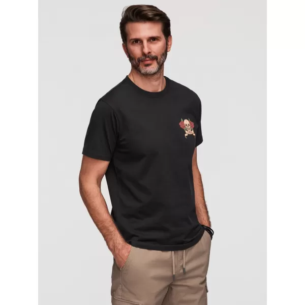  Pánské triko OMBRE OM-TSPT-0257 BLACK 