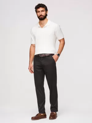 Pánské kalhoty OMBRE OM-PACP-0293 BLACK