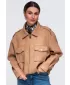 Dámská bunda OMBRE OW-JANP-0147 CAMEL