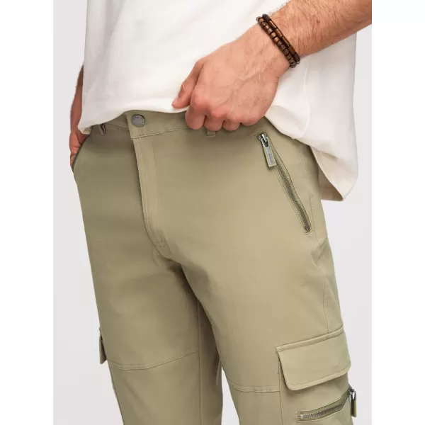  Pánské kalhoty OMBRE P1517 OLIVE 