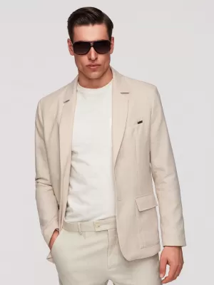 Pánské sako OMBRE M169 BEIGE