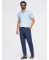 Pánské kalhoty OMBRE OM-PACP-0310 NAVY BLUE