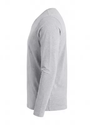 Pánské tričko OMBRE L171 GREY MELANGE