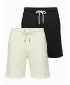 Pánský set kraťas OMBRE Z124 BLACK/CREAM