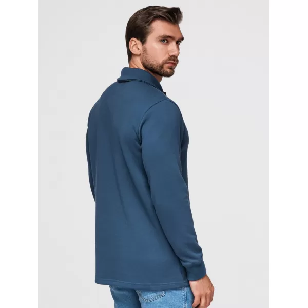  Pánský rolák OMBRE B1719 DARK BLUE 