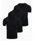 Pánské triko OMBRE OM-TSBS-0281 BLACK