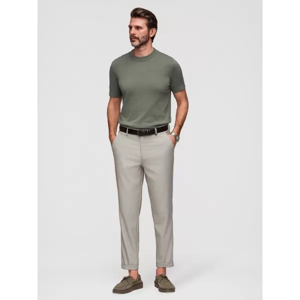  Pánské kalhoty OMBRE P1525 GREY AND BEIGE 