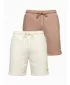 Pánský set kraťas OMBRE Z129 CREAM/LIGHT BROWN