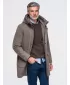 Pánská parka OMBRE OM-COWC-0161 ASH GREY