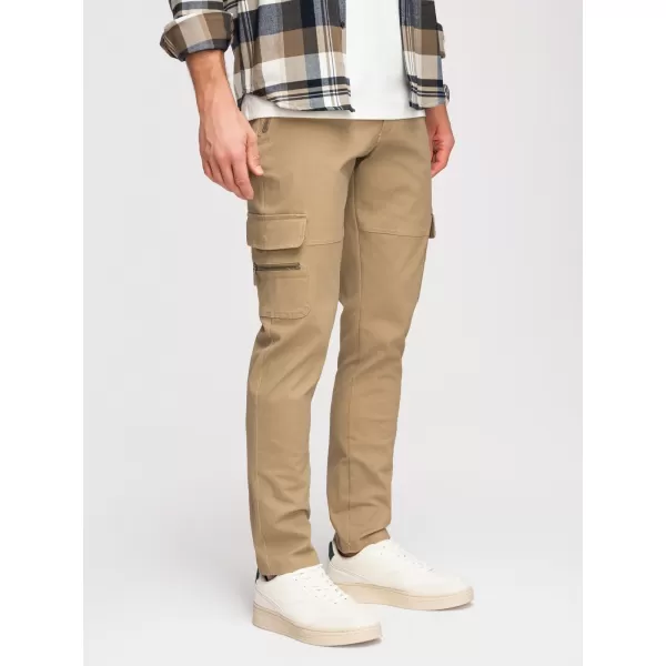  Pánské kalhoty OMBRE P1517 KHAKI 