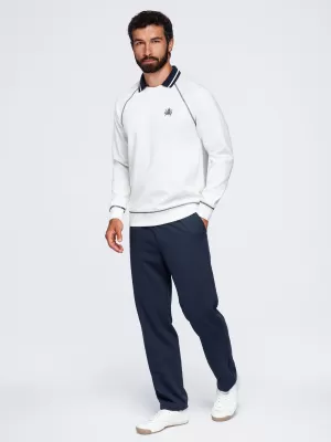 Pánská mikina OMBRE OM-SSNZ-0269 OFF-WHITE