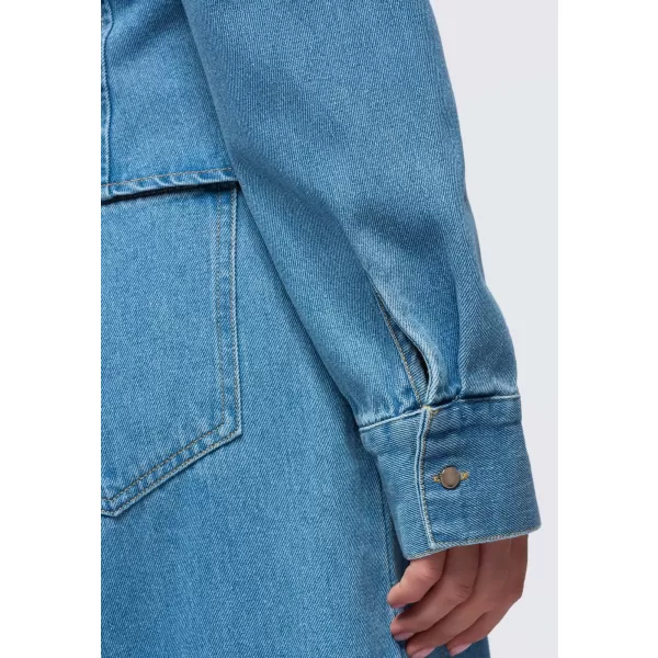  Dámská košile OMBRE OW-SH-E0070 BLUE 