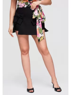 Dámské kraťasy OMBRE OW-ST-E0013 BLACK