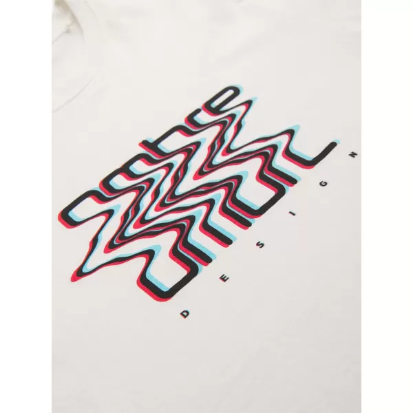  Pánské triko OMBRE OM-TSPT-0286 WHITE 