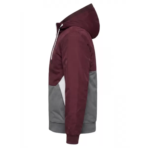  Pánská bunda OMBRE C584 BURGUNDY AND GREY 