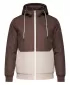 Pánská bunda OMBRE C584 BROWN AND BEIGE