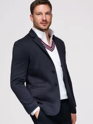 Pánské sako OMBRE M170 NAVY BLUE