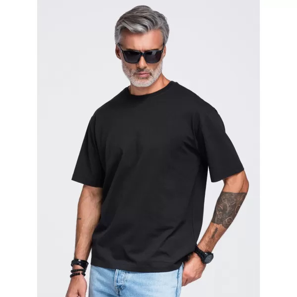  Pánské tričko OMBRE OM-TSPT-0283 BLACK 