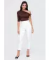Dámské triko OMBRE OW-TS-E0075 BROWN