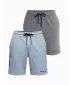 Pánský set kraťas OMBRE Z127 LIGHT BLUE/GREY