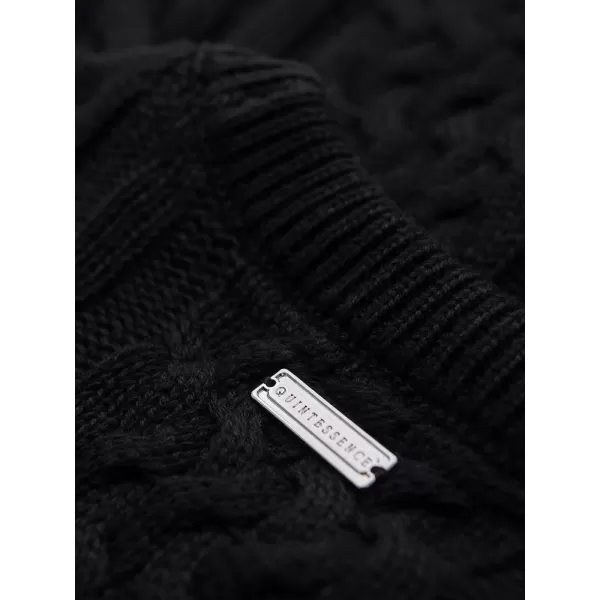  Pánský svetr OMBRE OM-SWSW-0191 BLACK 