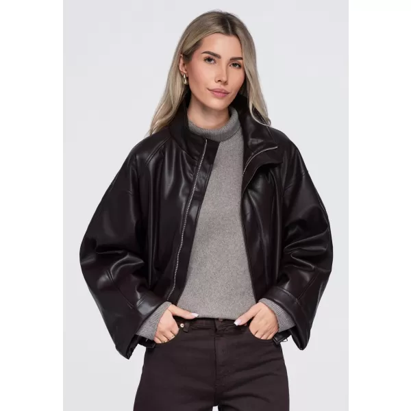  Dámská bunda OMBRE OW-JT-E0007 BROWN 
