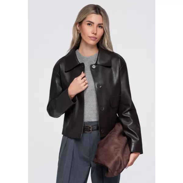  Dámská bunda OMBRE OW-JT-E0005 BROWN 