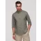 Pánská košile OMBRE K704 KHAKI