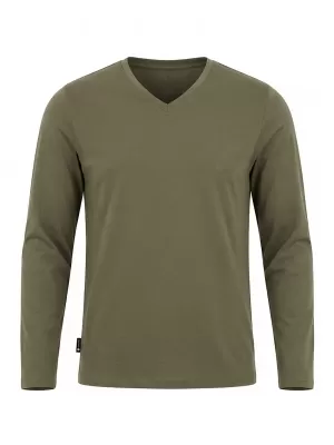 Pánské tričko OMBRE L171 DARK OLIVE