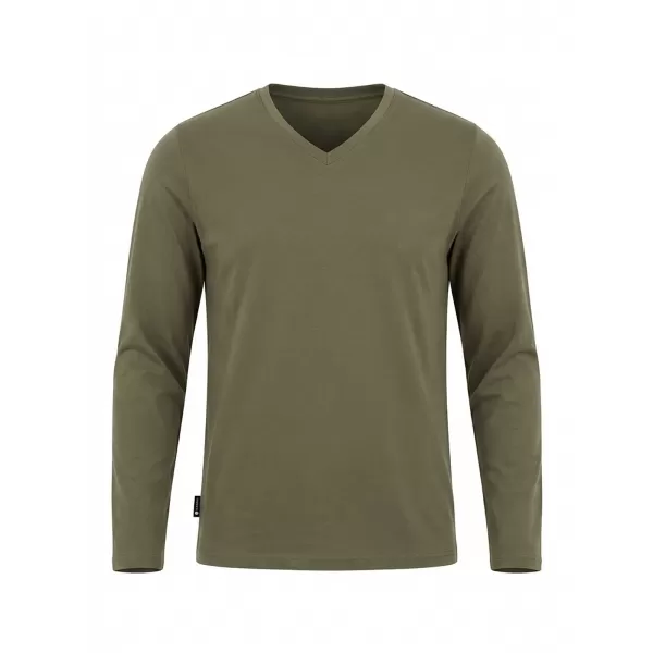  Pánské tričko OMBRE L171 DARK OLIVE 