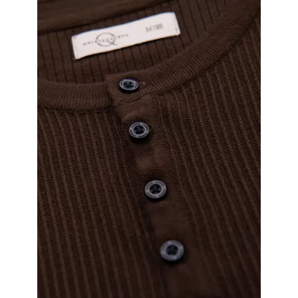  Pánské tričko OMBRE OM-TSCT-0304 BROWN 