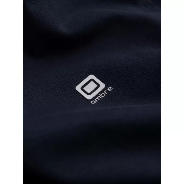  Pánské tričko OMBRE L172 NAVY BLUE 