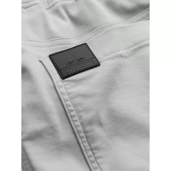  Pánské kalhoty OMBRE P1521 LIGHT GREY 